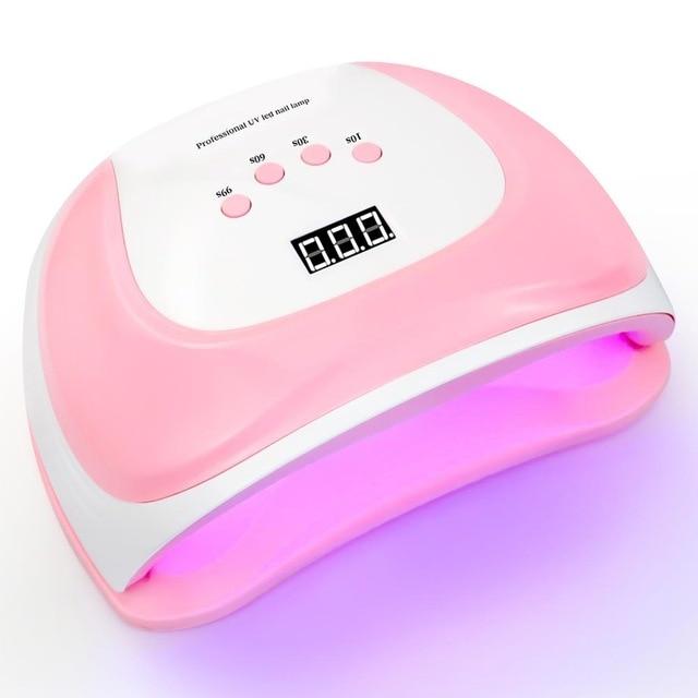 UV Lamp for Manicure Nail Dryer 120/54/36W Nail Lamp For Quick Curing UV Gel Nail Polish With Motion sensing LCD Display|Nail Dryers