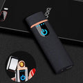 Windproof Dual Arc Lighter Plasma Flameless Rechargeable Electric Lighter for Cigarette Candle with LED Power Display|Cigarette Accessories