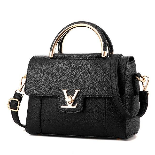 2018 Hot Flap V Women's Luxury Leather Clutch Bag Ladies Handbags Brand Women Messenger Bags Sac A Main Femme Famous Tote BagC97|Shoulder Bags