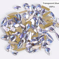 Mixed 100pcs Crystal AB Nail Art Rhinestones Flatback Strass Shiny Glass Nail Stones Gems For 3D Nails DIY Manicure Decorations|Rhinestones & Decorations