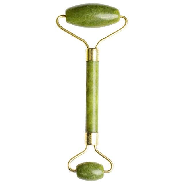 100% Natural Jade Roller GuaSha Board Facial Massage Tools Facial Massage Roller Beauty Lifting Slimming Scraper DropShipping|Massage Tools