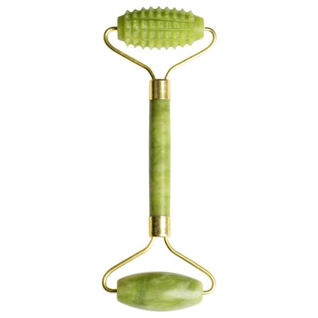 100% Natural Jade Roller GuaSha Board Facial Massage Tools Facial Massage Roller Beauty Lifting Slimming Scraper DropShipping|Massage Tools