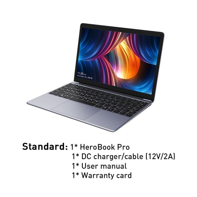 2020 NEW ARRIVAL CHUWI HeroBook Pro 14.1 inch 1920*1080 IPS Screen Intel N4000 Processor DDR4 8GB 256GB SSD Windows 10 Laptop|Laptops