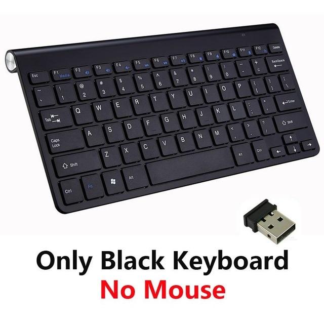 2.4G Wireless Keyboard and Mouse Protable Mini Keyboard Mouse Combo Set For Notebook Laptop Mac Desktop PC Computer Smart TV PS4|Keyboard Mouse Combos