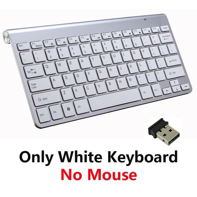 2.4G Wireless Keyboard and Mouse Protable Mini Keyboard Mouse Combo Set For Notebook Laptop Mac Desktop PC Computer Smart TV PS4|Keyboard Mouse Combos