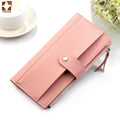 2020 women's wallet Long PU Red Wallet porte feuille femme Female Purse Clutch Money woman Wallet billetera mujer carteras|Wallets