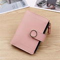 Women Wallets Small Pu Purse Ladies Card Holder Bags For Women Short Clutch Female Leather Purse Money Clip Purses Bolsa Brand|Wallets