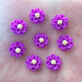 New 80pcs Resin 13mm 3D flower Flatback stone Scrapbook wedding Buttons DIY Ornaments crafts R92*2|Figurines & Miniatures