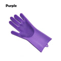 1Pcs Silicone Dishwashing Gloves with Cleaning Brush Kitchen Housekeeping Washing Gloves 100% Food Grade Cleaning Gloves|Household Gloves