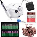 Pro 35000RPM Nail Master Electric Nail Drill Machine Manicure Machine Nail Drill Bit Set Case Anti scald Handle Nail Tools|Electric Manicure Drills|   - AliExpress