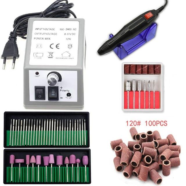 Electric Nail Drill Machine Manicure Machine Professional Nail Master 20000RPM Nail Art File Ceramic Nail Drill Bits Tools|Electric Manicure Drills|   - AliExpress