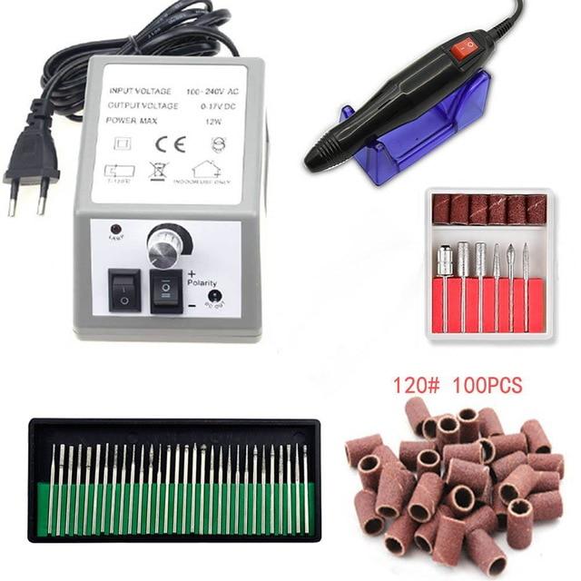 Electric Nail Drill Machine Manicure Machine Professional Nail Master 20000RPM Nail Art File Ceramic Nail Drill Bits Tools|Electric Manicure Drills|   - AliExpress