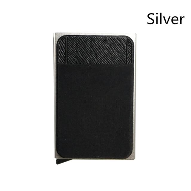 Men Business Aluminum Cash ID Card Holder RFID Blocking Slim Metal Wallet Coin Purse card case credit card wallet rfid wallet|Card & ID Holders