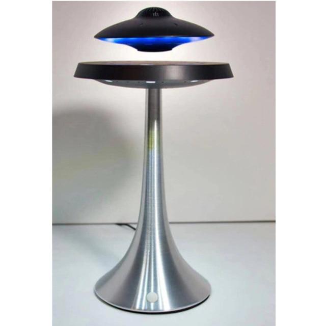 Magnetic Suspension Levitating led table lamp with UFO speaker bluetooth Surround Sound BT speaker creative gifts night lights|Novelty Lighting