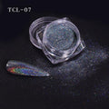 1Box Laser Nail Glitter Holographic Powder for Nails Mirror Polishing Chrome Pigments Shimmer Dip Powders Nail Art Decorations|Nail Glitter