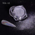 1Box Laser Nail Glitter Holographic Powder for Nails Mirror Polishing Chrome Pigments Shimmer Dip Powders Nail Art Decorations|Nail Glitter