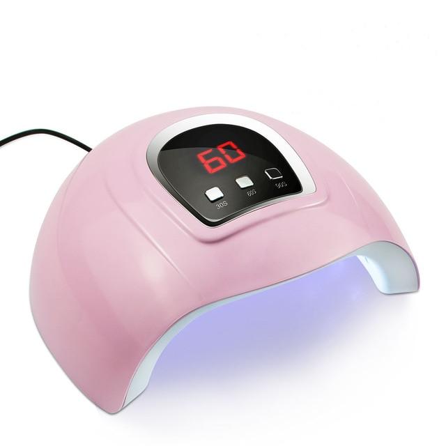 UV Lamp for Manicure Nail Dryer 120/54/36W Nail Lamp For Quick Curing UV Gel Nail Polish With Motion sensing LCD Display|Nail Dryers