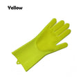 1Pcs Silicone Dishwashing Gloves with Cleaning Brush Kitchen Housekeeping Washing Gloves 100% Food Grade Cleaning Gloves|Household Gloves