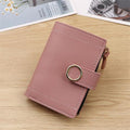 Women Wallets Small Pu Purse Ladies Card Holder Bags For Women Short Clutch Female Leather Purse Money Clip Purses Bolsa Brand|Wallets