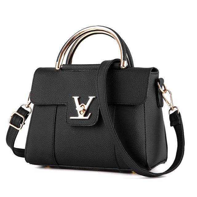 2018 Hot Flap V Women's Luxury Leather Clutch Bag Ladies Handbags Brand Women Messenger Bags Sac A Main Femme Famous Tote BagC97|Shoulder Bags